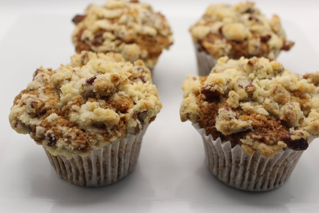Banana, Pecan and Honey Muffins - box of 4