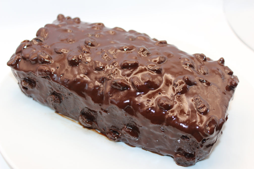 Chocolate, Rum and Raisin Loaf Cake